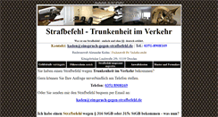 Desktop Screenshot of einspruch-gegen-strafbefehl.de